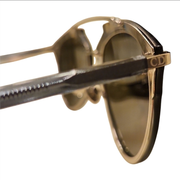 DIOR |  Mirrored Aviator Sunglasses Prism Gradient Silver - Picture 2 of 5